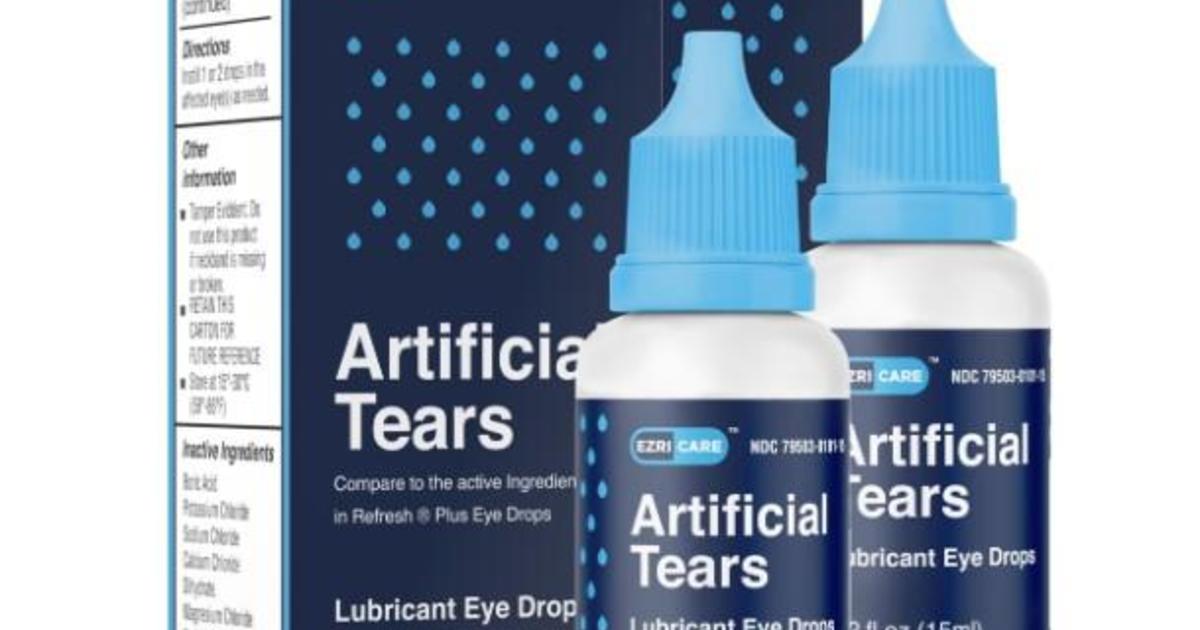 CDC says to stop using Ezricare artificial tears as it investigates infections and one death