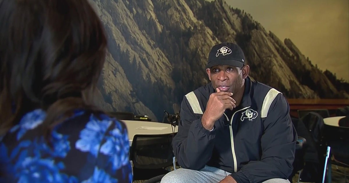 CBS News Colorado interviews Deion Sanders CBS Colorado