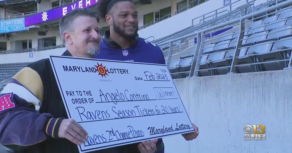 Pasadena man wins Ravens’ season tickets for the next 20 years through Maryland Lottery