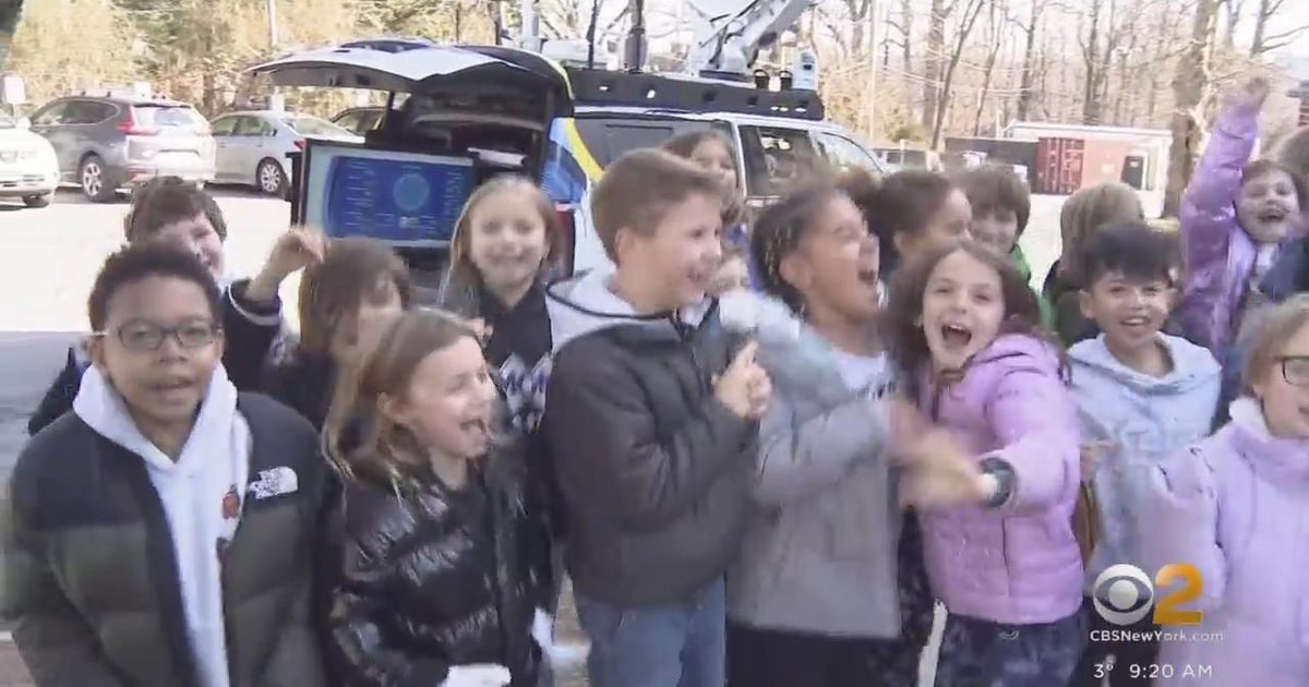 First Alert Weather 101 at South Mountain Elementary School - CBS New York