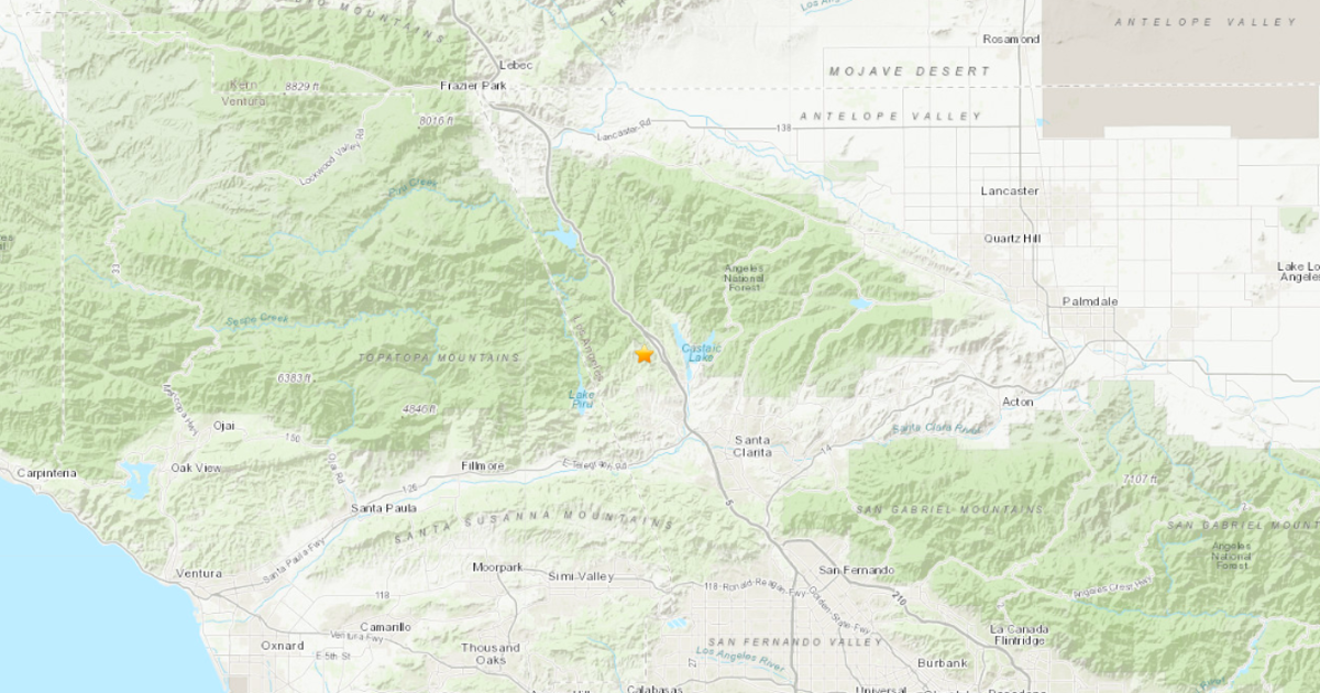 2.5 magnitude earthquake hits near Castaic, followed by 3.0 tremor near Redlands