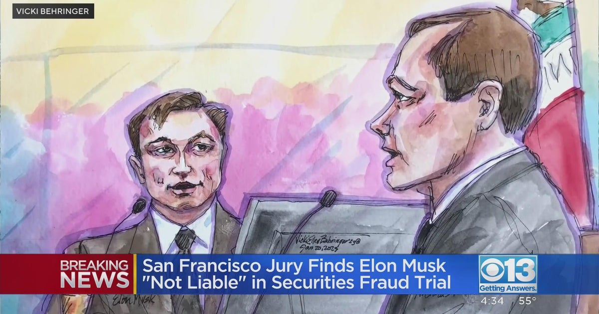 San Francisco jury finds Elon Musk not liable in securities fraud trial