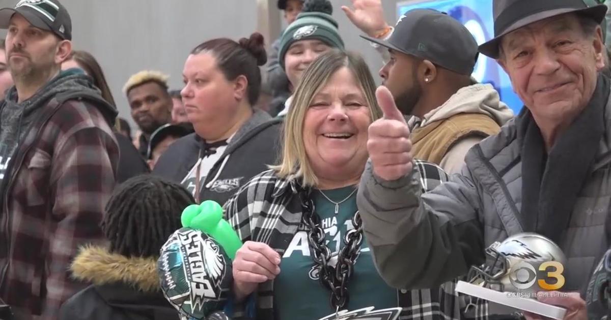 Eagles fans deliver a Super Bowl send-off: 'I wish it were today'