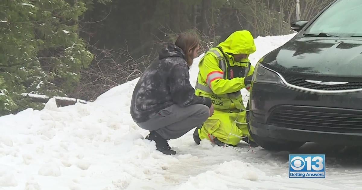 Sunday Sierra snow storm snarls traffic near Tahoe and Truckee - CBS ...