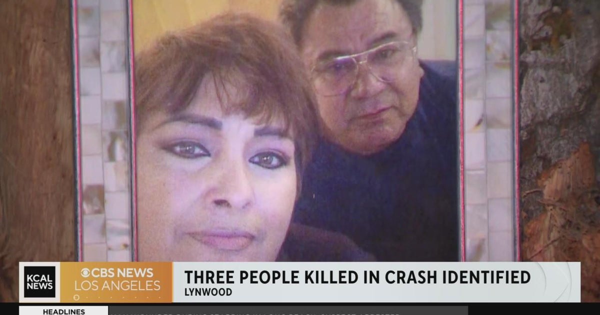 Married couple killed in Lynwood pursuit crash identified CBS Los Angeles