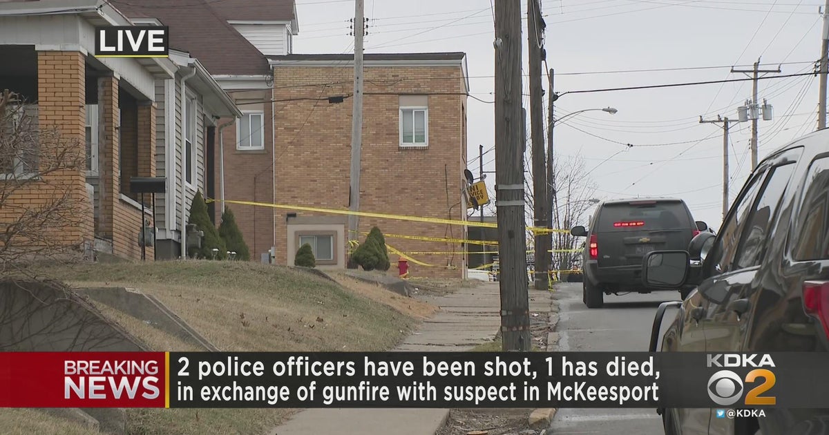 Police Officers Shot in McKeesport - 1:35 p.m. Cut-In - CBS Pittsburgh