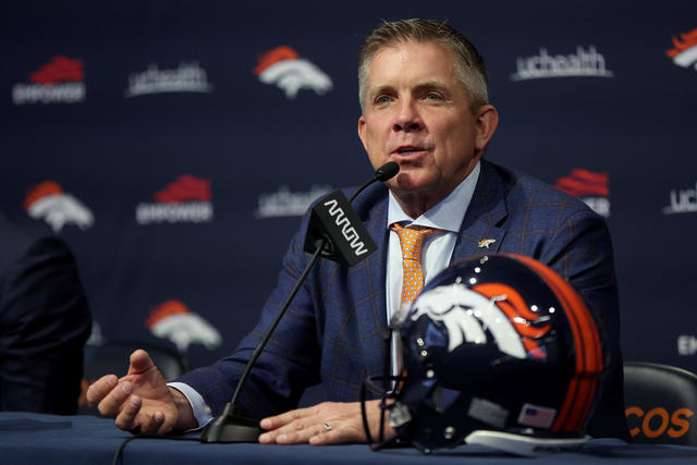 Sean Payton makes first appearance as Denver Broncos head coach