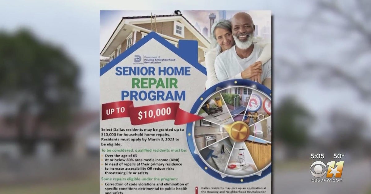 City of Dallas opens applications for its Senior Home Repair Program