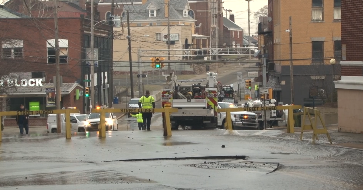 Water main break disrupts service in Uniontown CBS Pittsburgh
