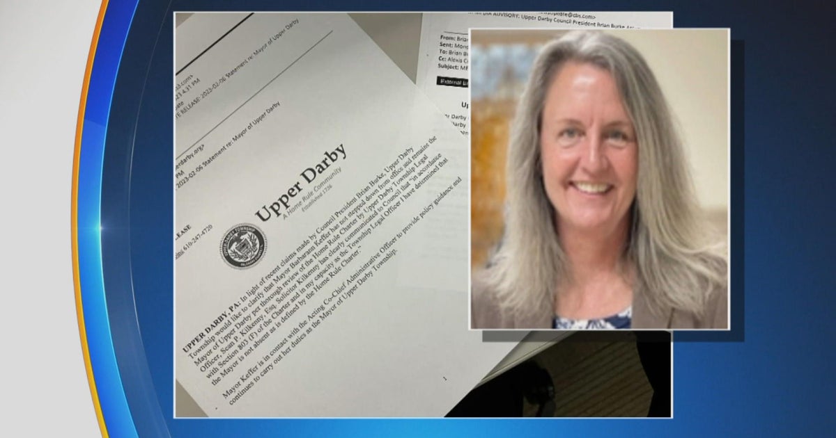 Who's mayor? Power struggle brewing in Upper Darby Township CBS