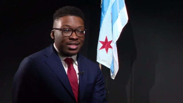 Chicago mayoral candidate Ja'Mal Green 