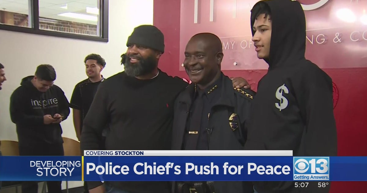 Stockton police visit businesses impacted by deadly weekend shooting - CBS Sacramento