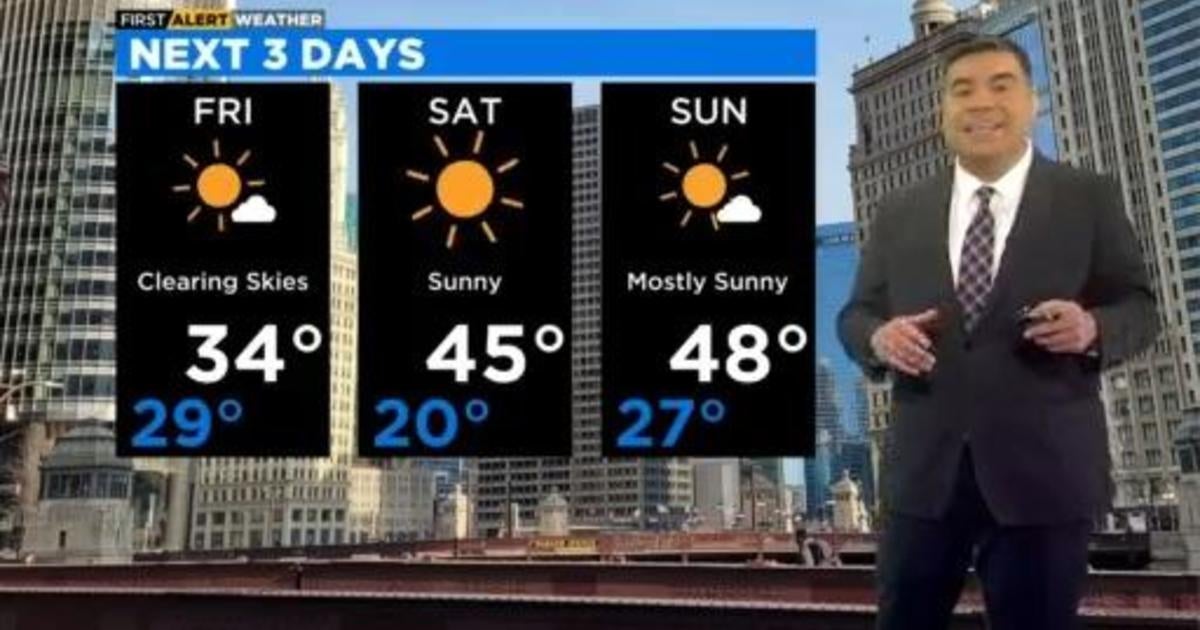 Chicago First Alert Weather: Clear Skies Return - CBS Chicago