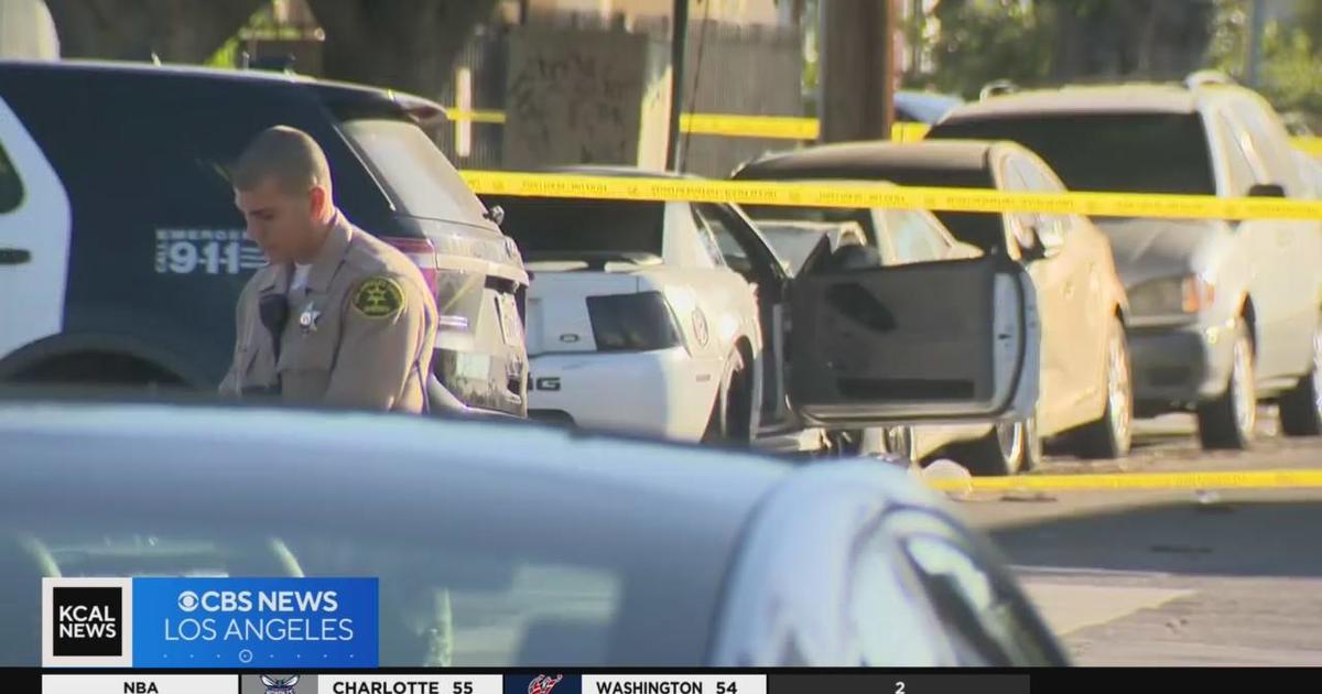 Carson tow-yard shooting: Mustang found in South L.A. - CBS Los Angeles