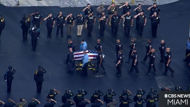 Procession for Officer Charles Herring 