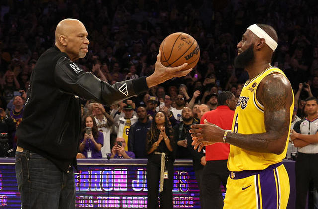Kareem Abdul-Jabbar reportedly to be at Lakers games as LeBron James nears  scoring record despite rocky relationship