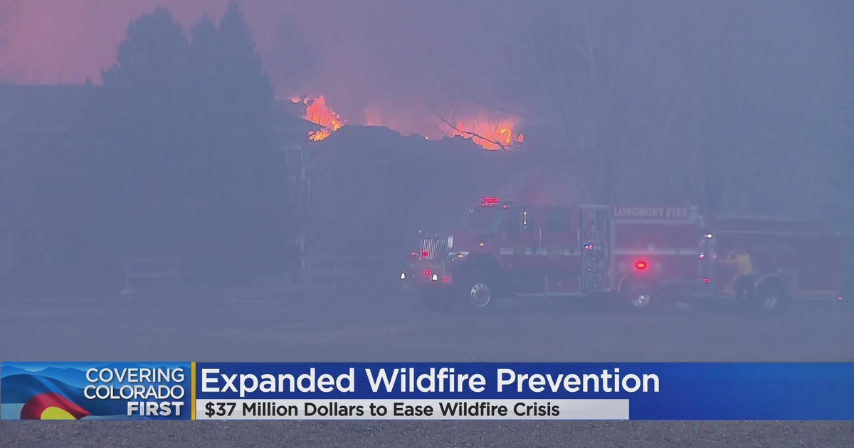 Colorado gets $37 million for protection against future wildfires - CBS ...