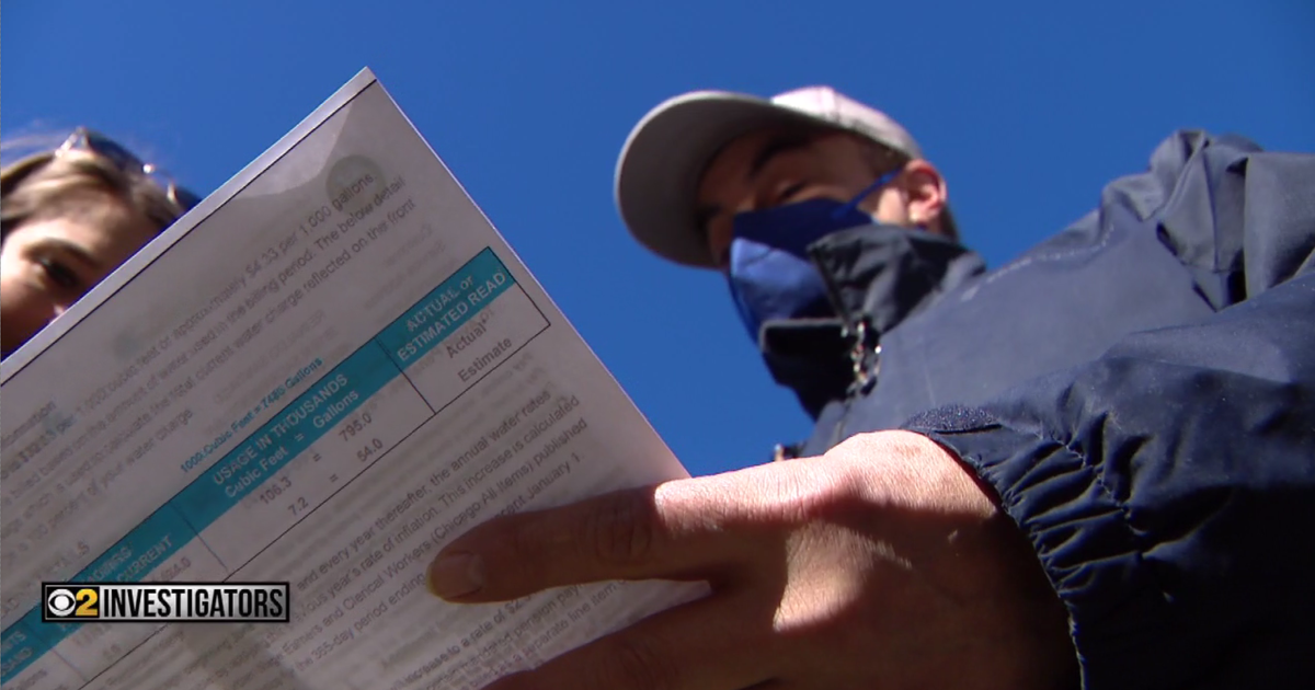 Getting Hosed: City fixes water bill of $30,000 - CBS Chicago