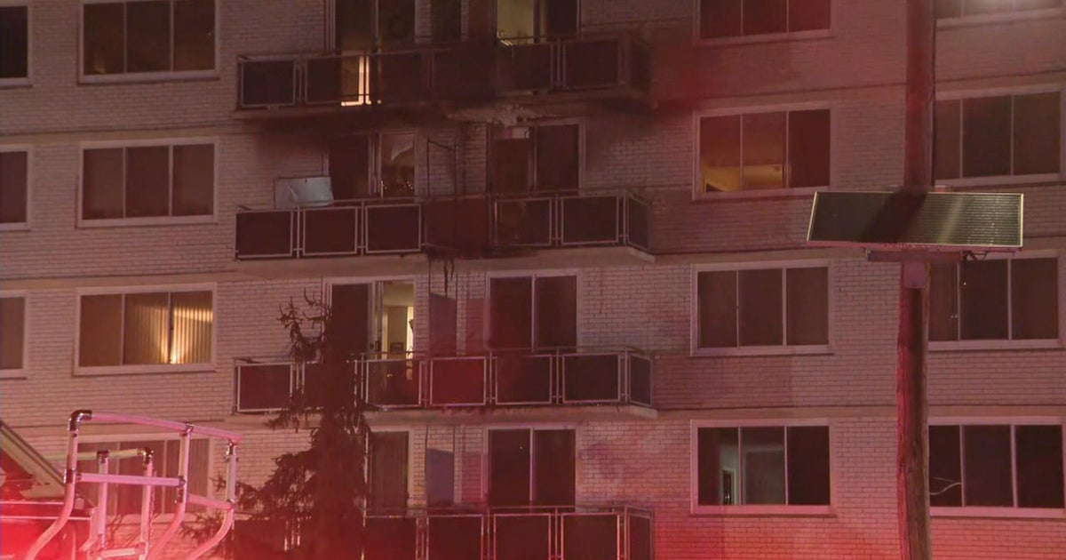 Cherry Hill high-rise condominium complex catches fire - CBS Philadelphia