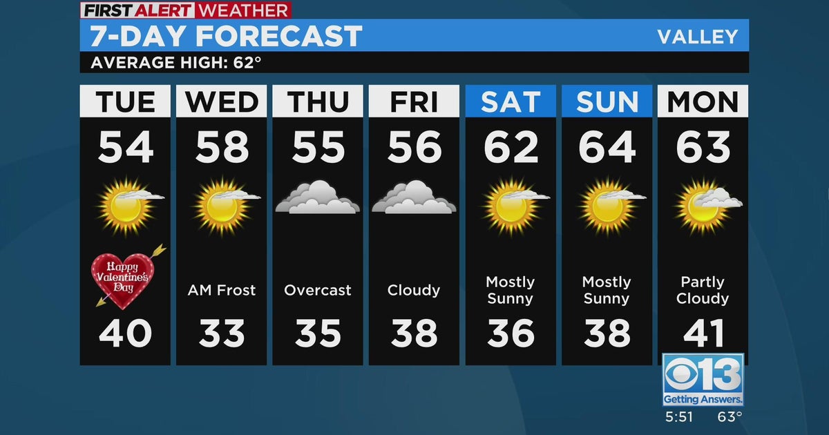 Evening weather forecast: Feb. 13, 2023