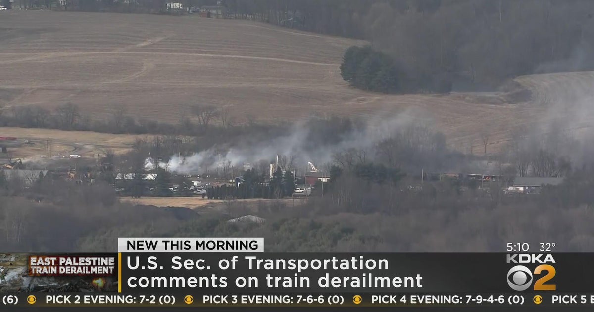 U.S. Sec. of Transportation comments on East Palestine train derailment