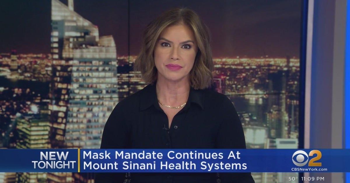 Mask mandate continues at Mount Sinai Health Systems CBS New York