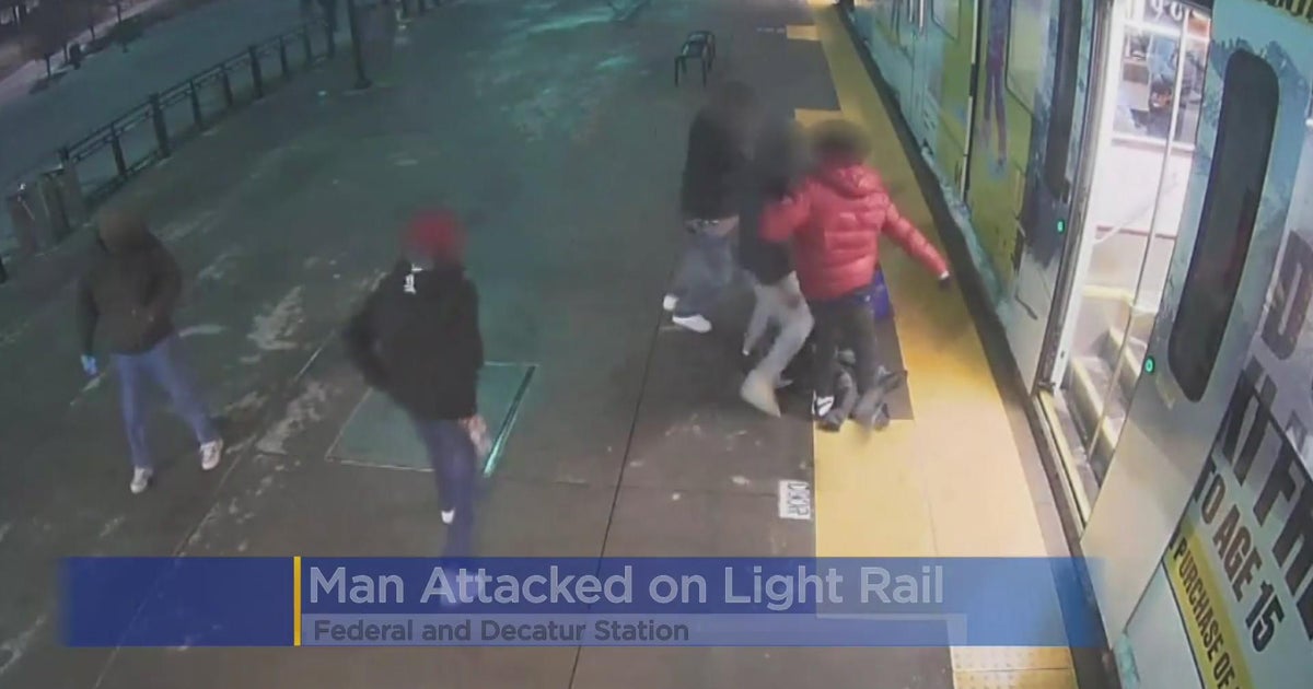 Man beaten, kicked while getting off RTD light rail train - CBS Colorado