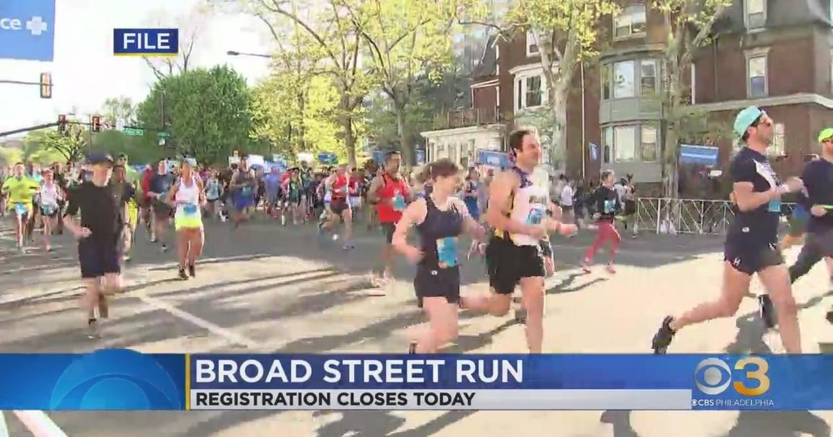 Wednesday is last day to register for Broad Street Run CBS Philadelphia