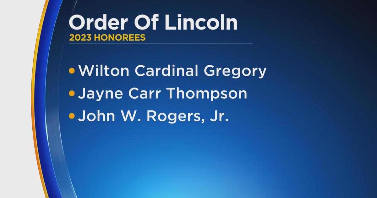 Pritzker presents Order of Lincoln award CBS Chicago