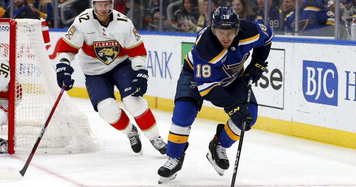 Schenn scores two times to direct Blues past Panthers, 6-2