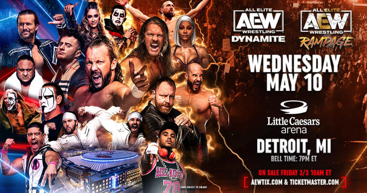 AEW returns to Little Caesars Arena in May CBS Detroit