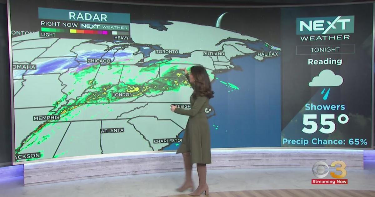 NEXT Weather: Afternoon showers around - CBS Philadelphia