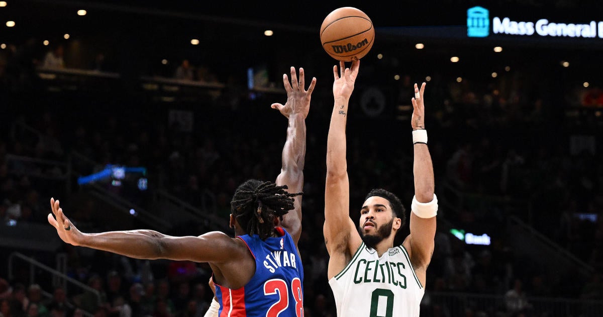 Jayson Tatum Got A Nice 3-point Tune-up In Win Over Pistons - CBS Boston