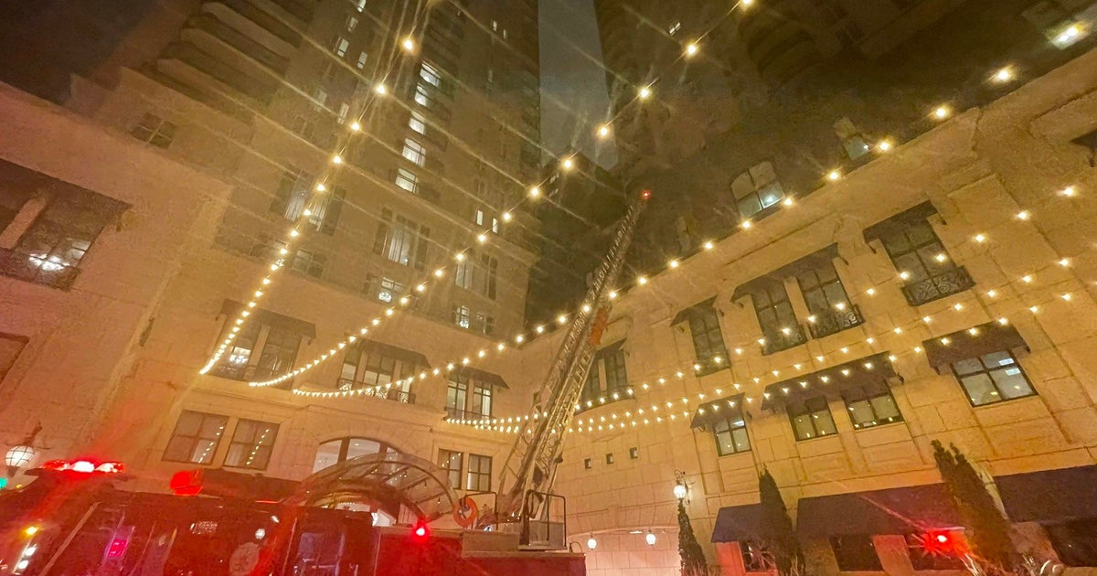 Fire breaks out in chute at Waldorf Astoria Residences CBS Chicago