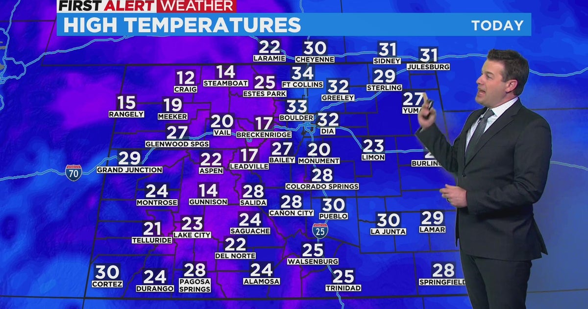 Warming trend coming for the holiday weekend - CBS Colorado