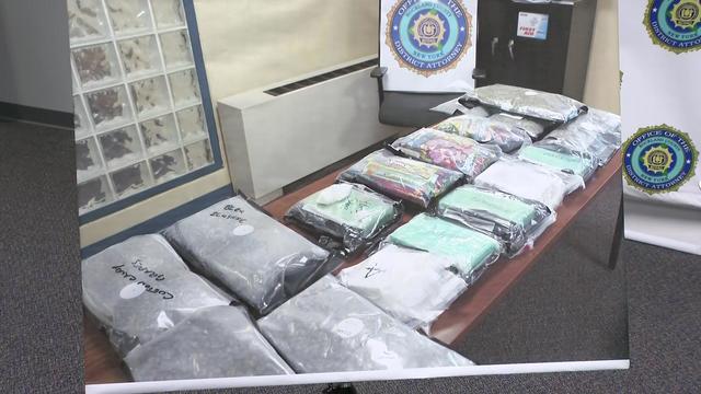 A photo of drugs found during a bust in Rockland County. 