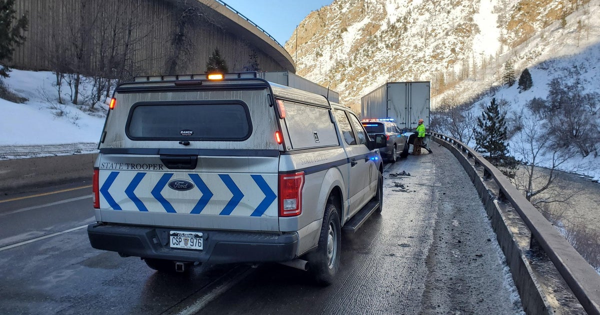 Eastbound I70 reopens in Glenwood Canyon after crash CBS Colorado