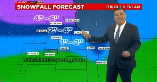 Chicago Weather: Snow through Friday - CBS Chicago