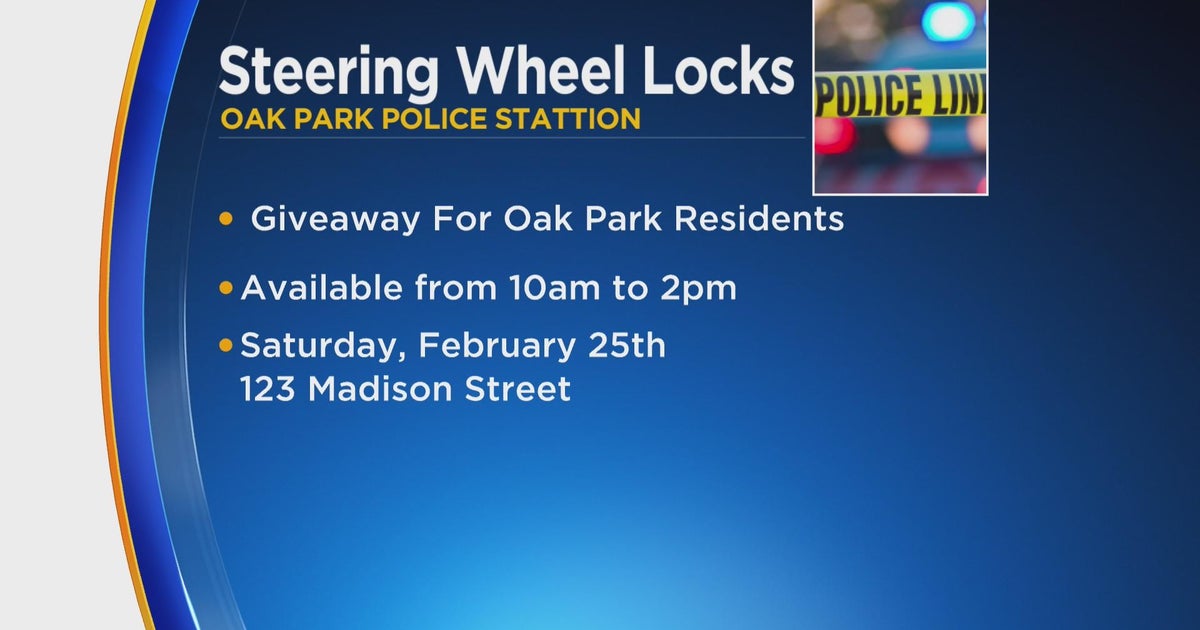 Oak Park Police Giving Away Steering Wheel Locks For Hyundai And Kia