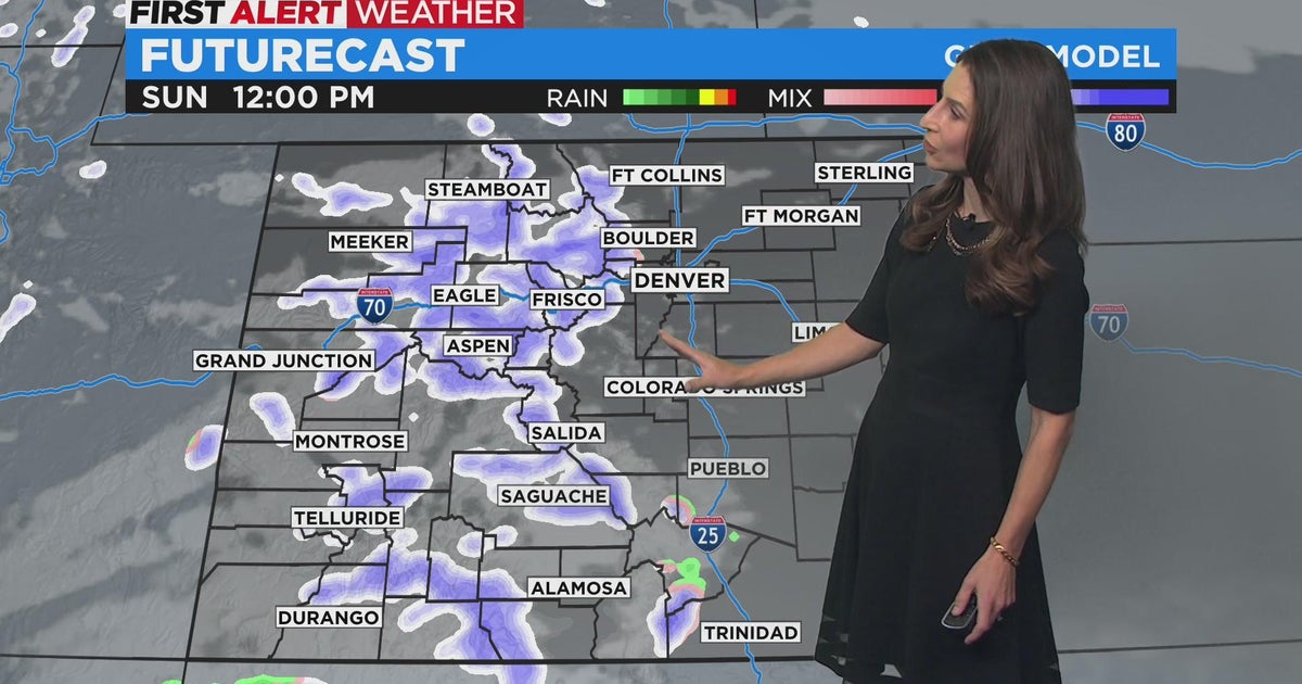 Mild and partly sunny Saturday in Denver - CBS Colorado
