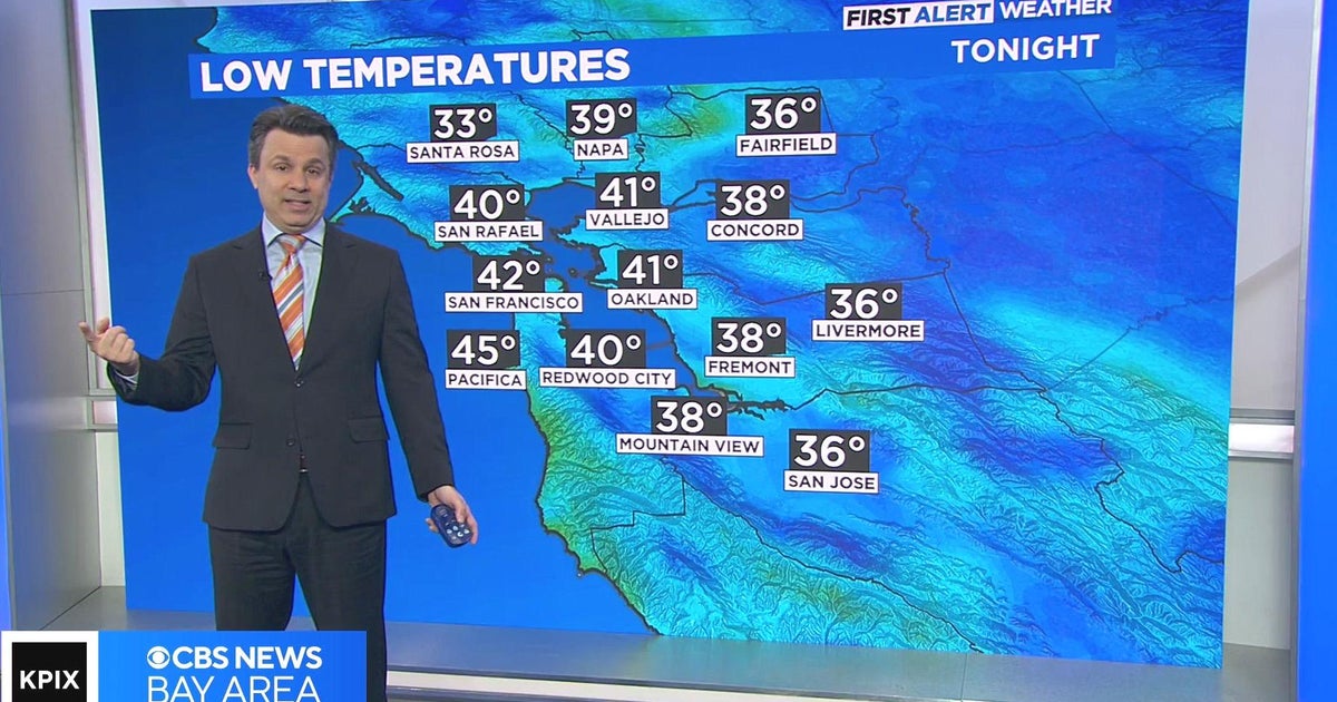 First Alert Weather Saturday Night Forecast - CBS San Francisco