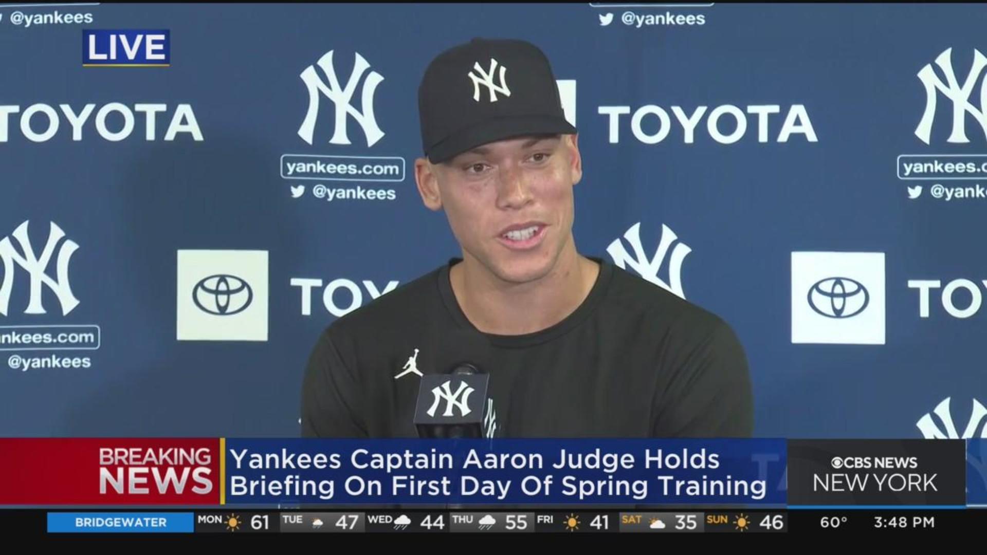 Aaron Judge Spring Training: Is Aaron Judge taking part in Yankees' spring  training 2023?