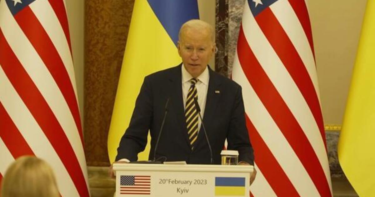 President Biden visits Ukraine for the first time since Russian invasion began
