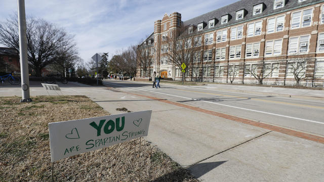Michigan State University Students Return To Class For First Time Since Mass Shooting 