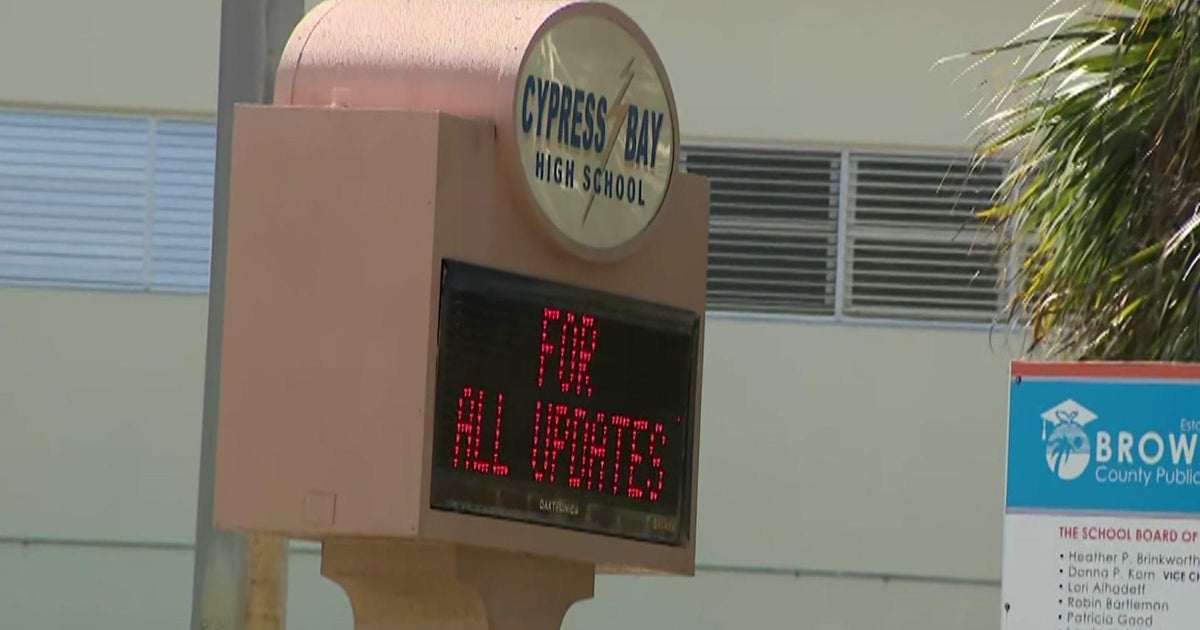 Cypress Bay High School placed on lockdown for second time this 7 days