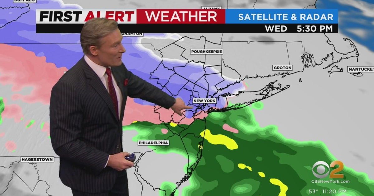 First Alert weather: CBS2 11 p.m. forecast - CBS New York