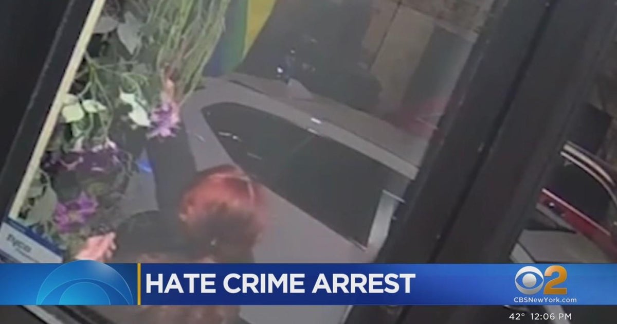 Suspect facing hate crime charges in Pride flag fire - CBS New York