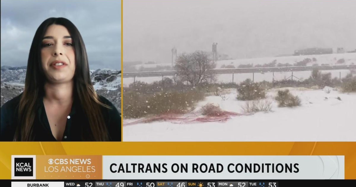 Staying safe on SoCal roads during winter storm - CBS Los Angeles