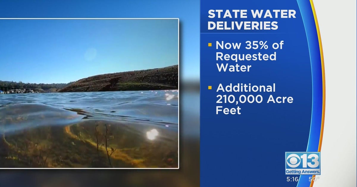 State, federal water deliveries forecast to increase for millions of Californians
