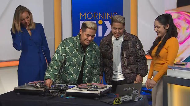 DJ duo OtebNSolrac on CBS News morning show 